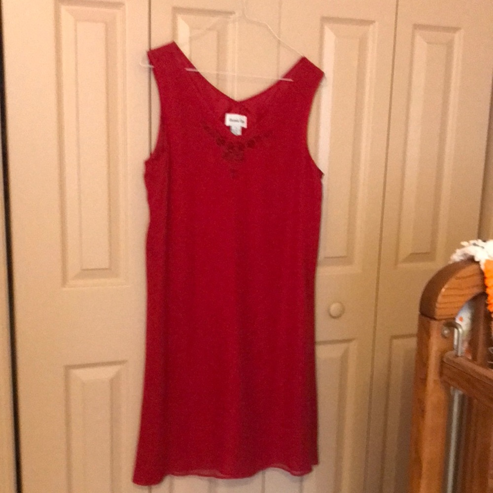 Red dress